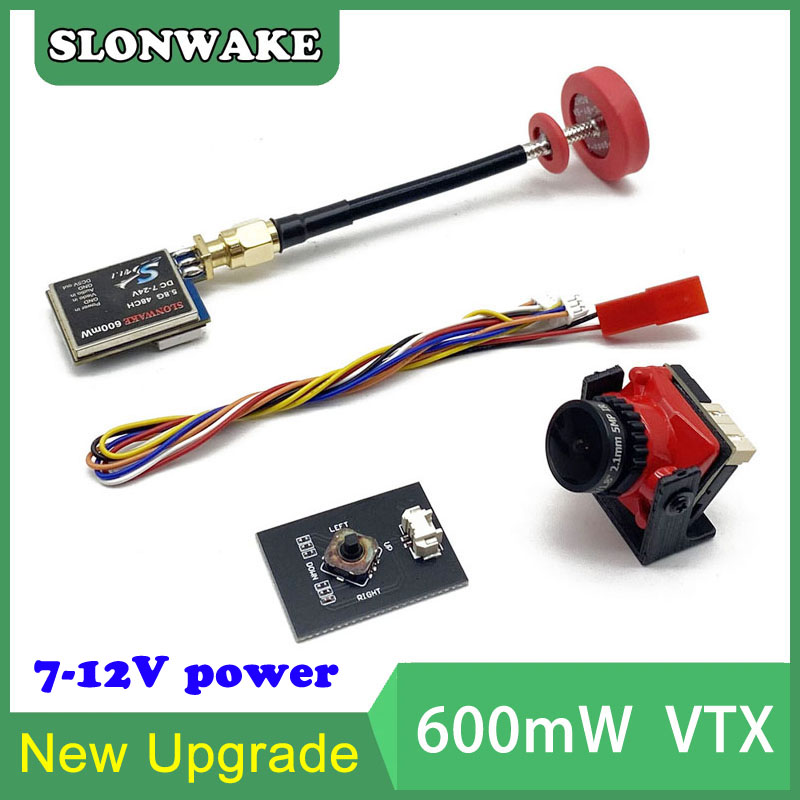 Drone Rc Transmitter And Receiver - 5.8G 48CH 600 mW ayarlanabilir VTX-CAM