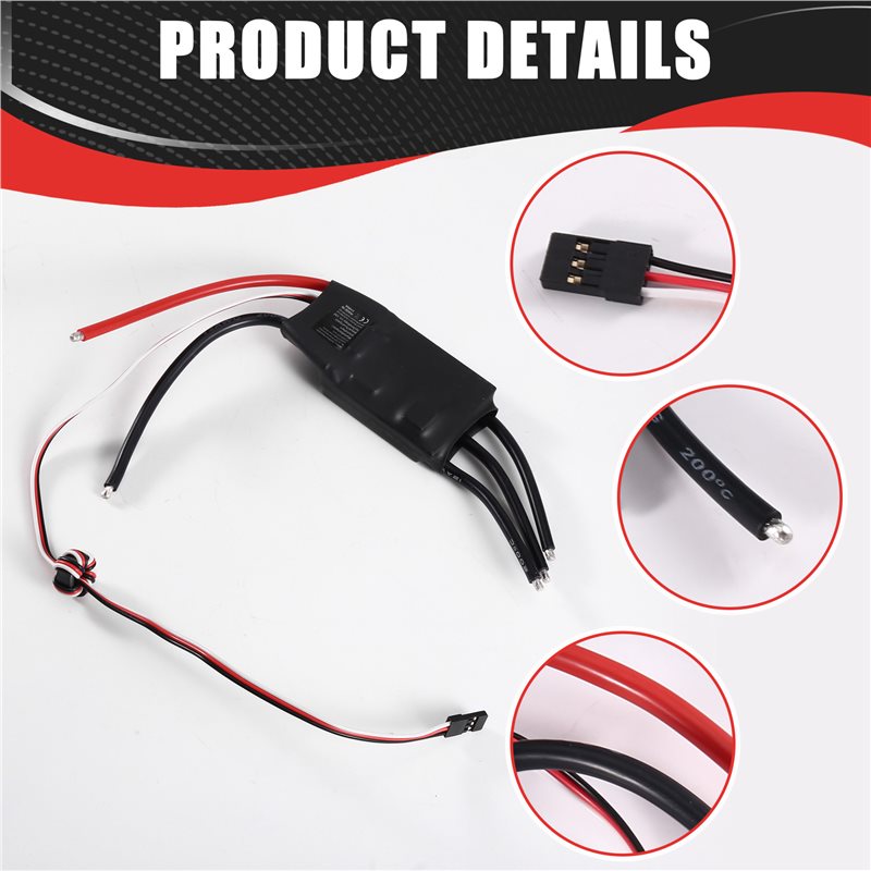 Drone Rc Quadcopter Controller - Best-RC Fırçasız ESC 100A Elektrikli Hız