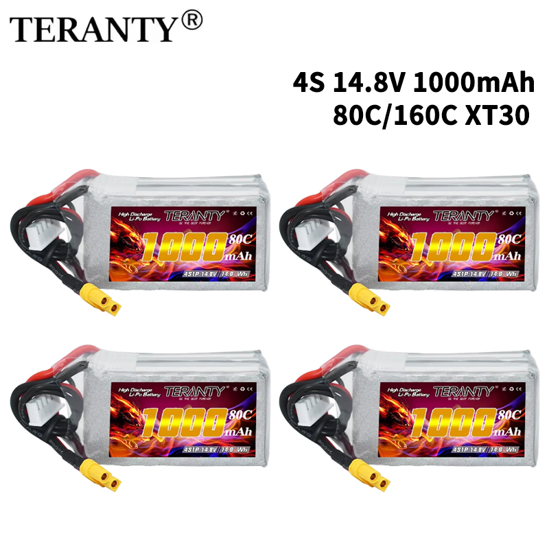 Drone Rc Leading - TERANTY 4S 1000mAh 14.8V 80C/160C Lipo