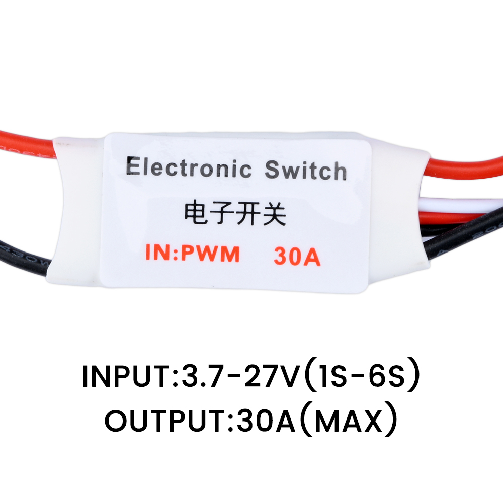 Drone Switch Rc - 3.7-27V 30A Uzaktan Kumanda Elektronik Anahtar