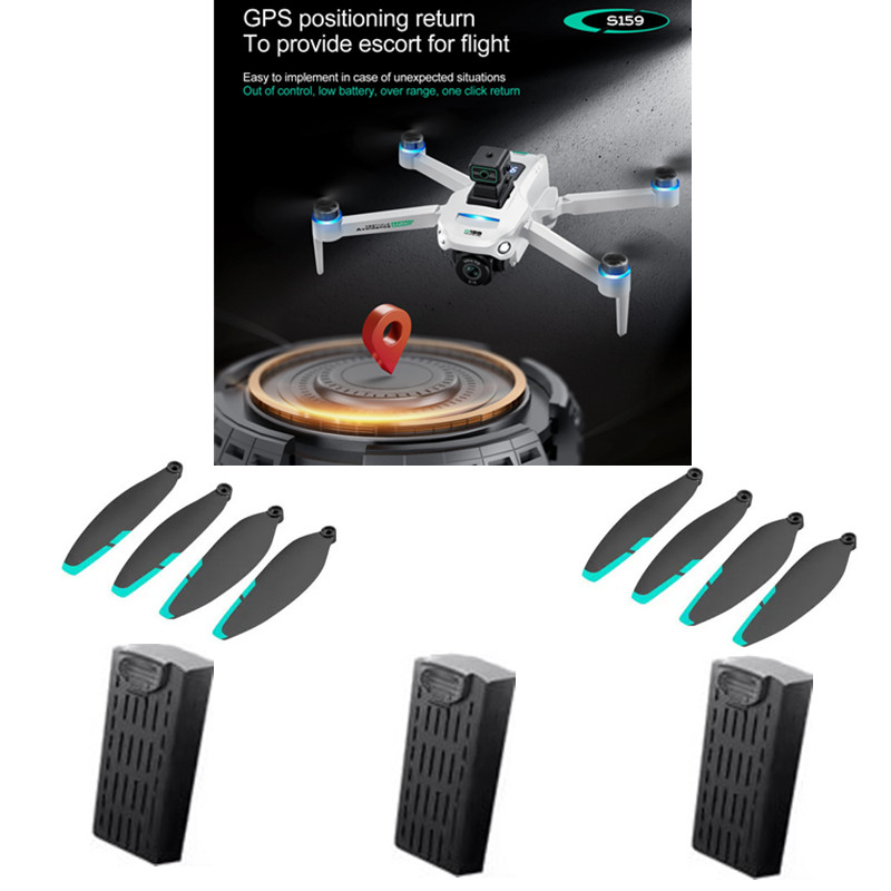 Drone Rc Gps S159 - S159 GPS Drone Pil 7.4V 2200mah