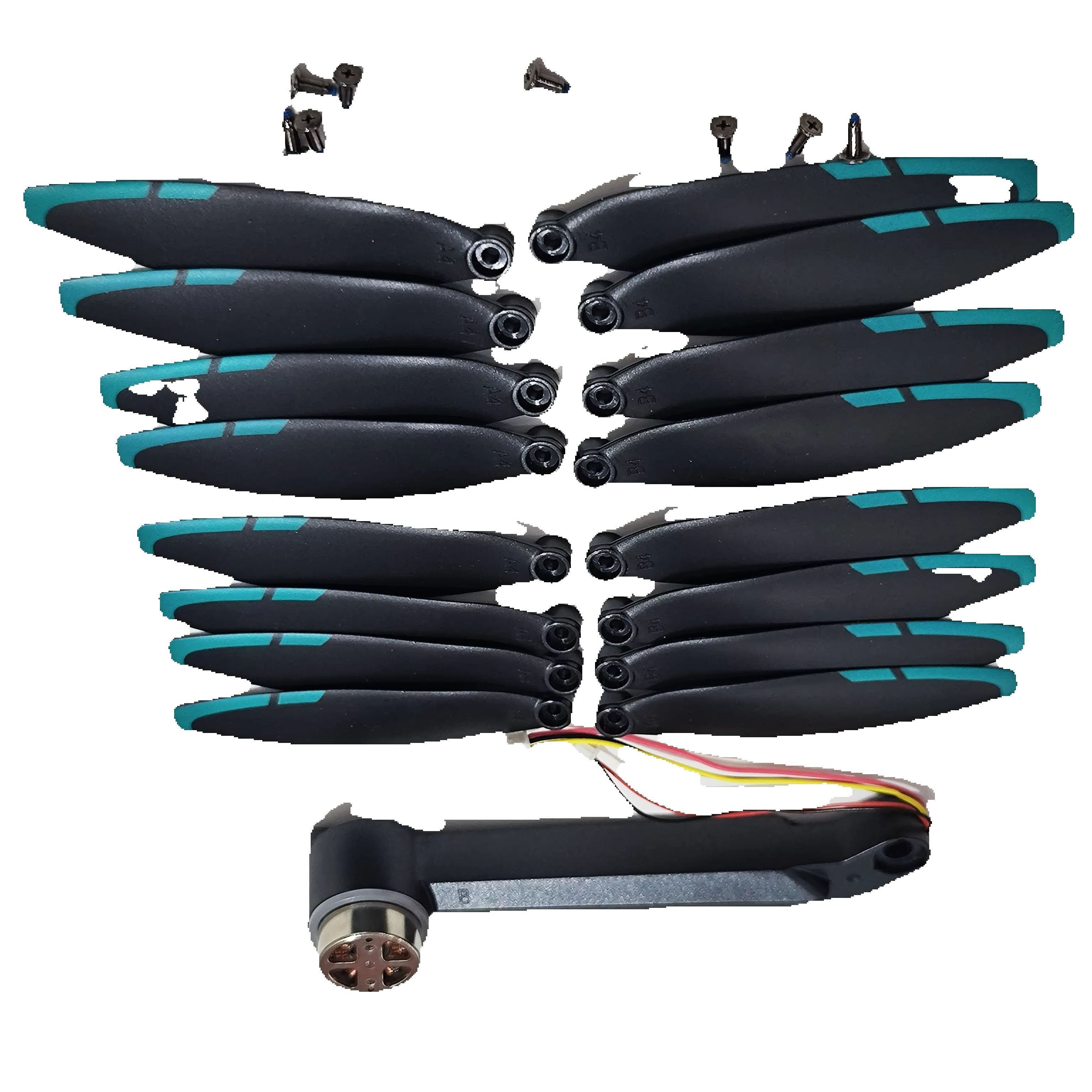 Drone Rc Gps S159 - Bıçak Pervane 16 ADET + Fırçasız