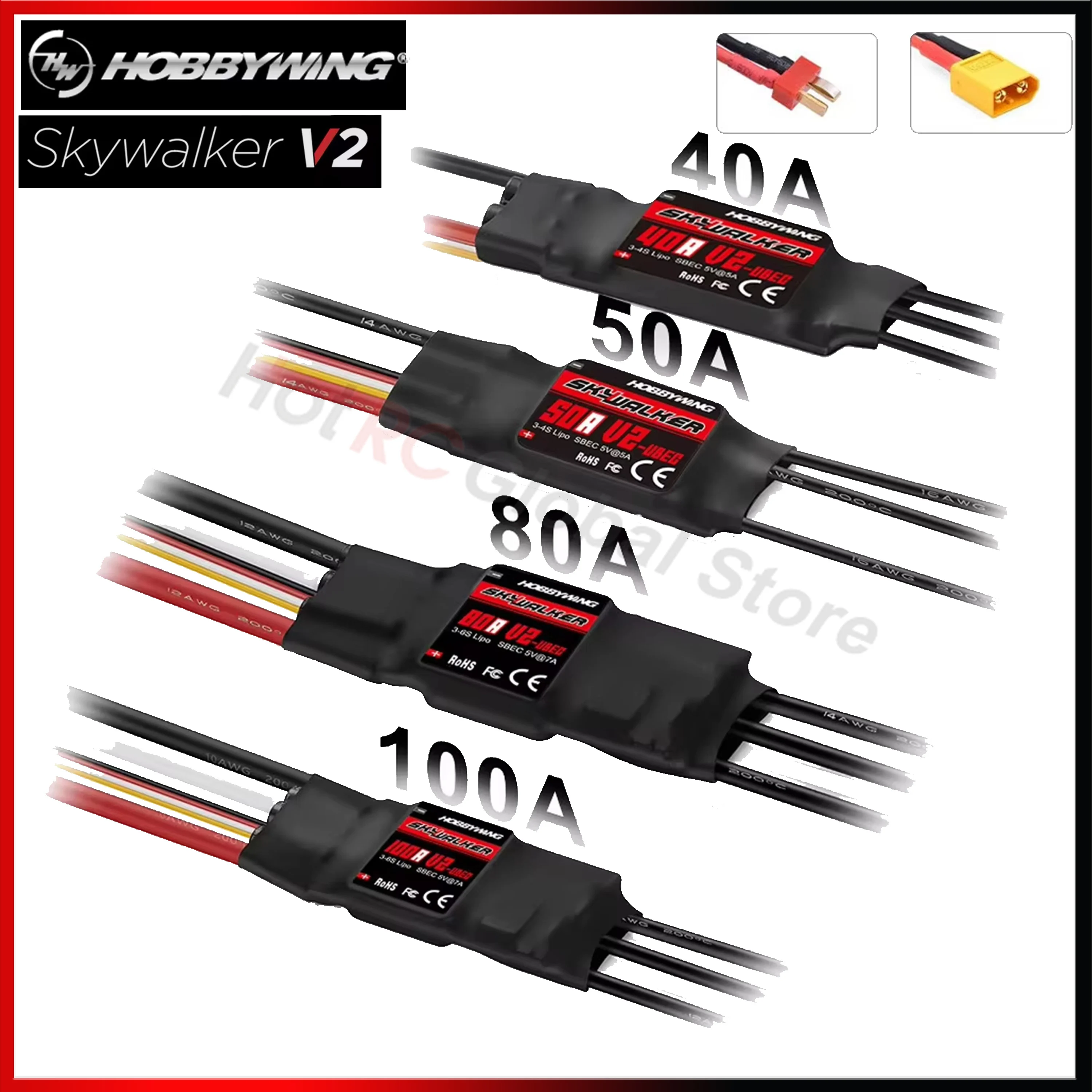 Drone Rc Leading - HOBBYWING Skywalker V2 serisi 40A 50A