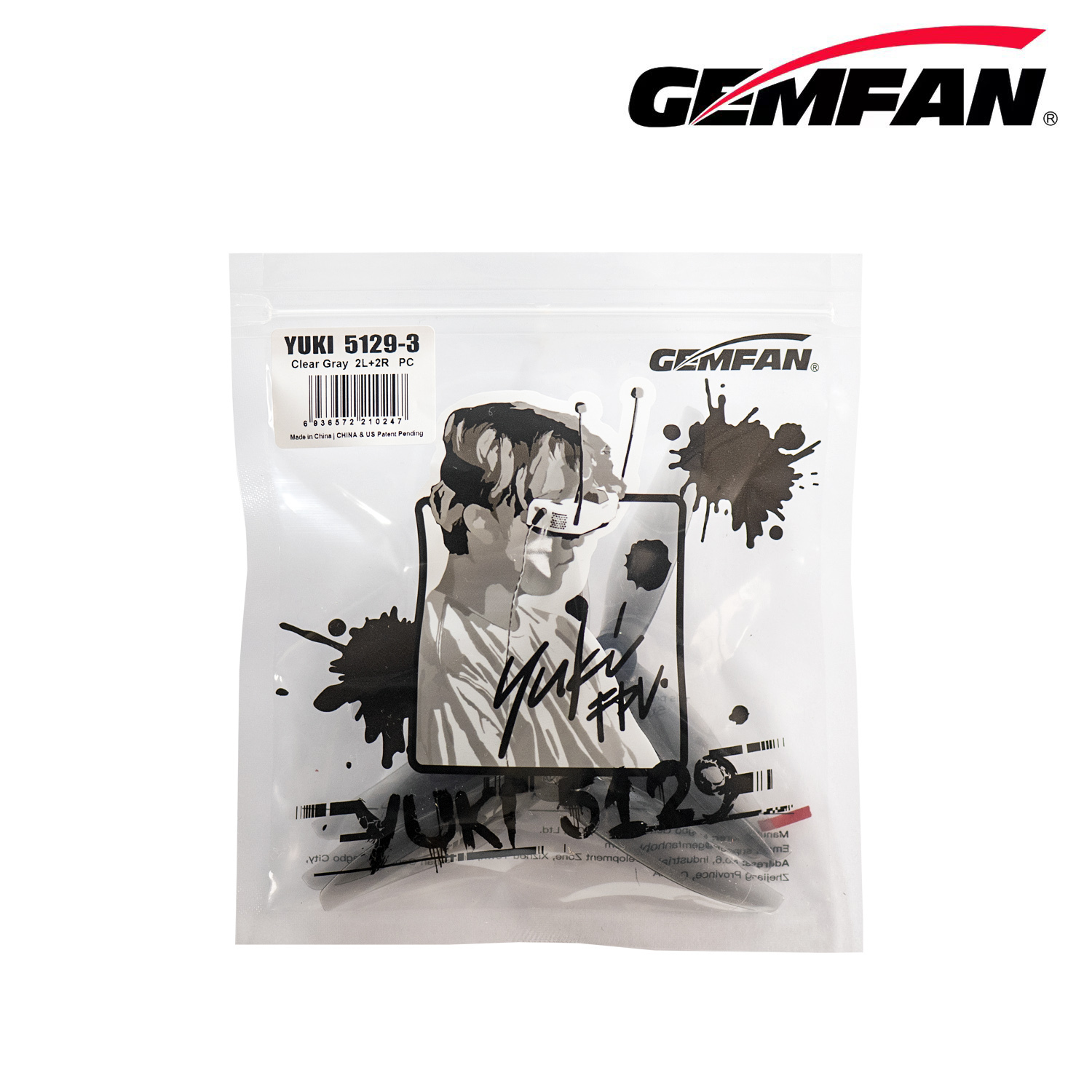 Fpv Racing Motor - Gemfan 5129 5 inç 3 Kanatlı/Tri-bıçaklı