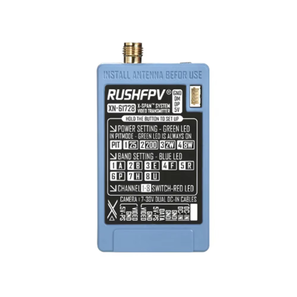 RUSHFPV 6.1‑7.2G 8W X61728 VTX - Fpv Antenna Receiver incelemesi ve fiyatı