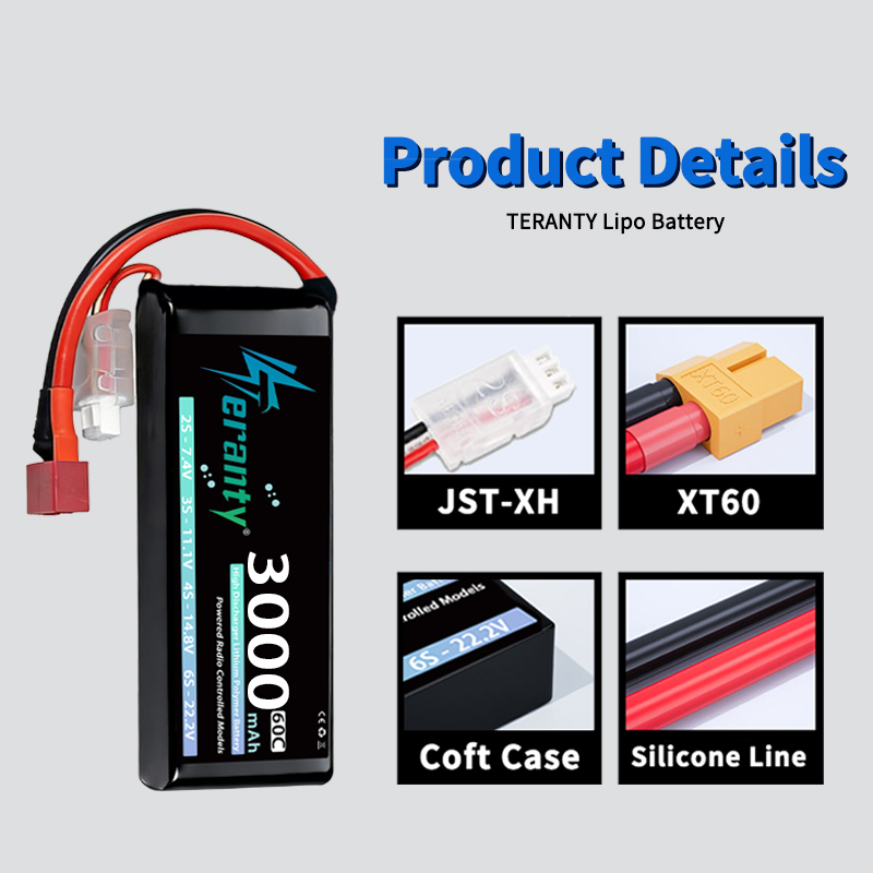 TERANTY 2S 3000mAh Lipo Pil 7. - Drone Rc Leading incelemesi ve fiyatı
