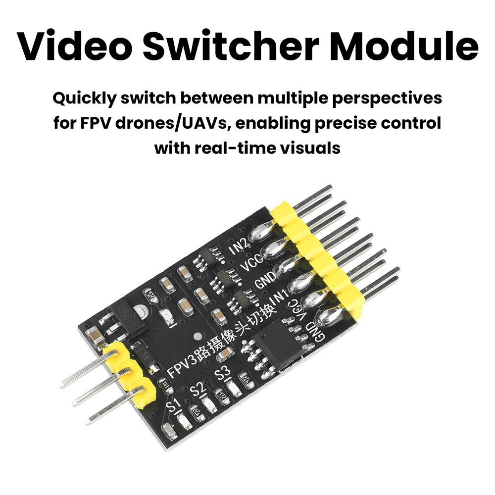 DC5-12V 3 Kanallı Video Değişt - Drone Switch Rc incelemesi ve fiyatı