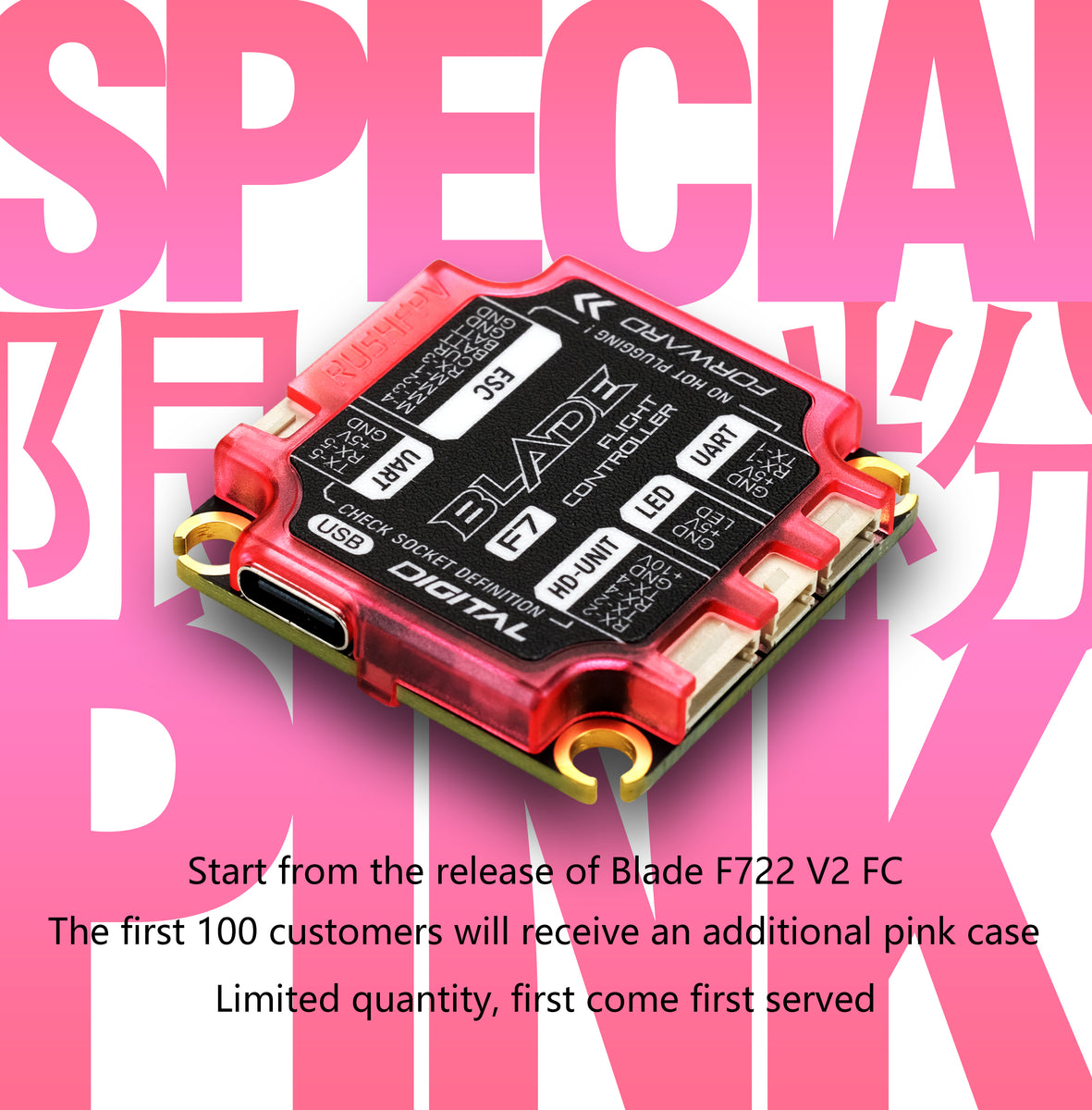 RUSH BLADE F722 V2 Analog Uçuş - Flight Controller incelemesi ve fiyatı