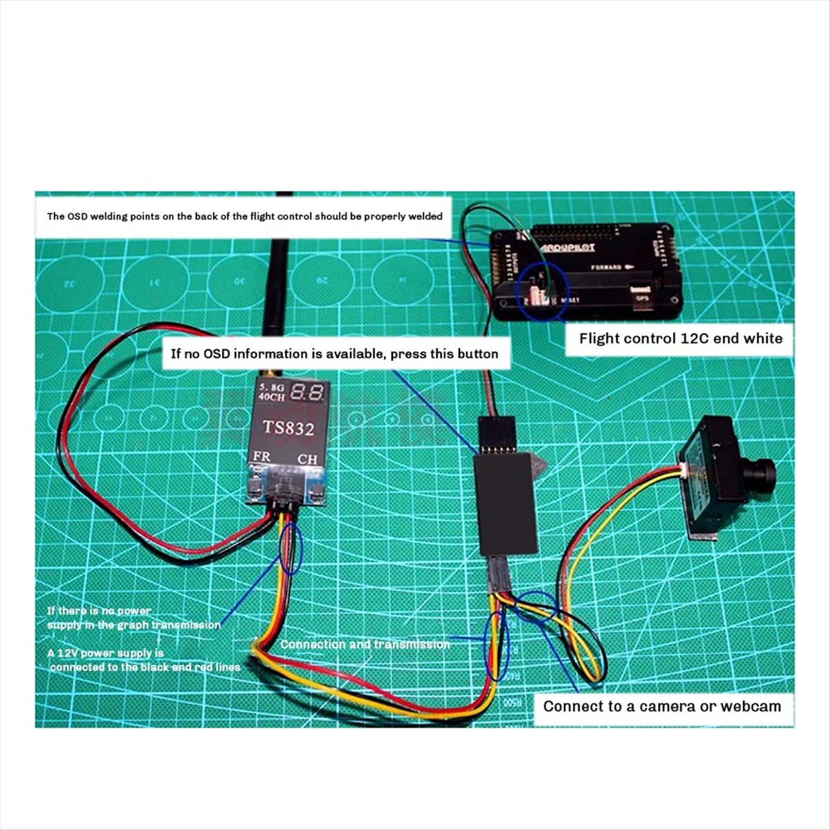 Uçuş Kontrol OSD Modülü için U - Flight Controller incelemesi ve fiyatı