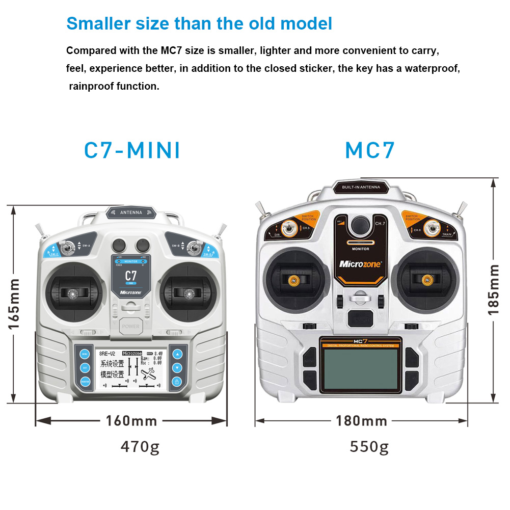MicroZone MC7 Denetleyici C7 M - Drone Rc Transmitter And Receiver incelemesi ve fiyatı