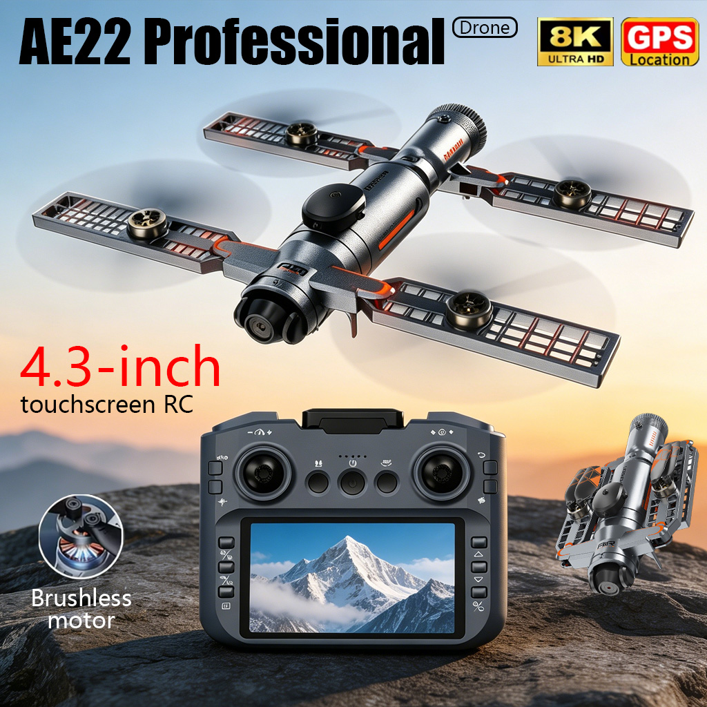 Geliştirilmiş AE22 PRO MAX Kat - Drone Rc Pro 2 incelemesi ve fiyatı