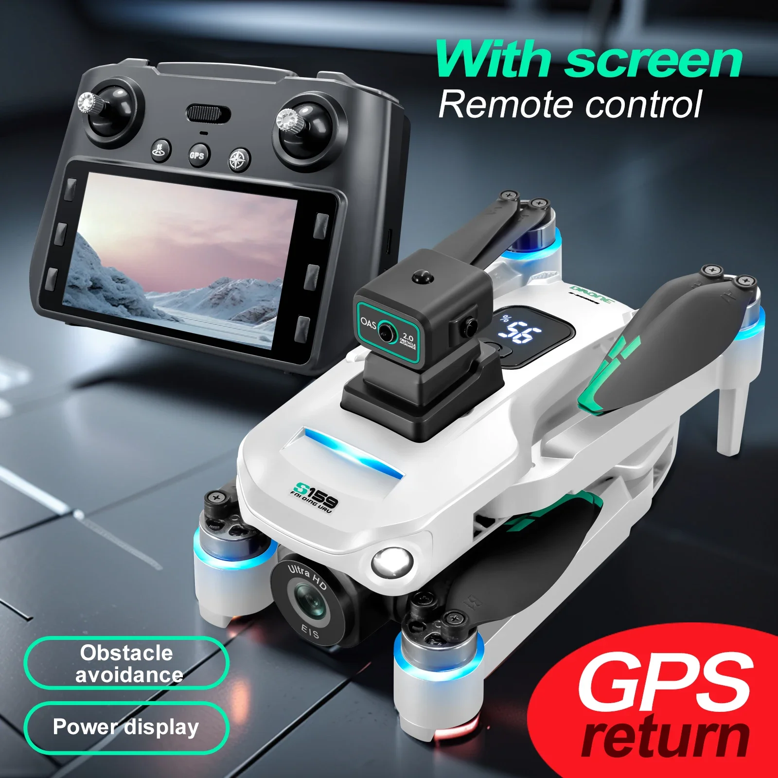 S159 GPS Drone Profesyonel 8K  - Drone Rc Gps S159 incelemesi ve fiyatı