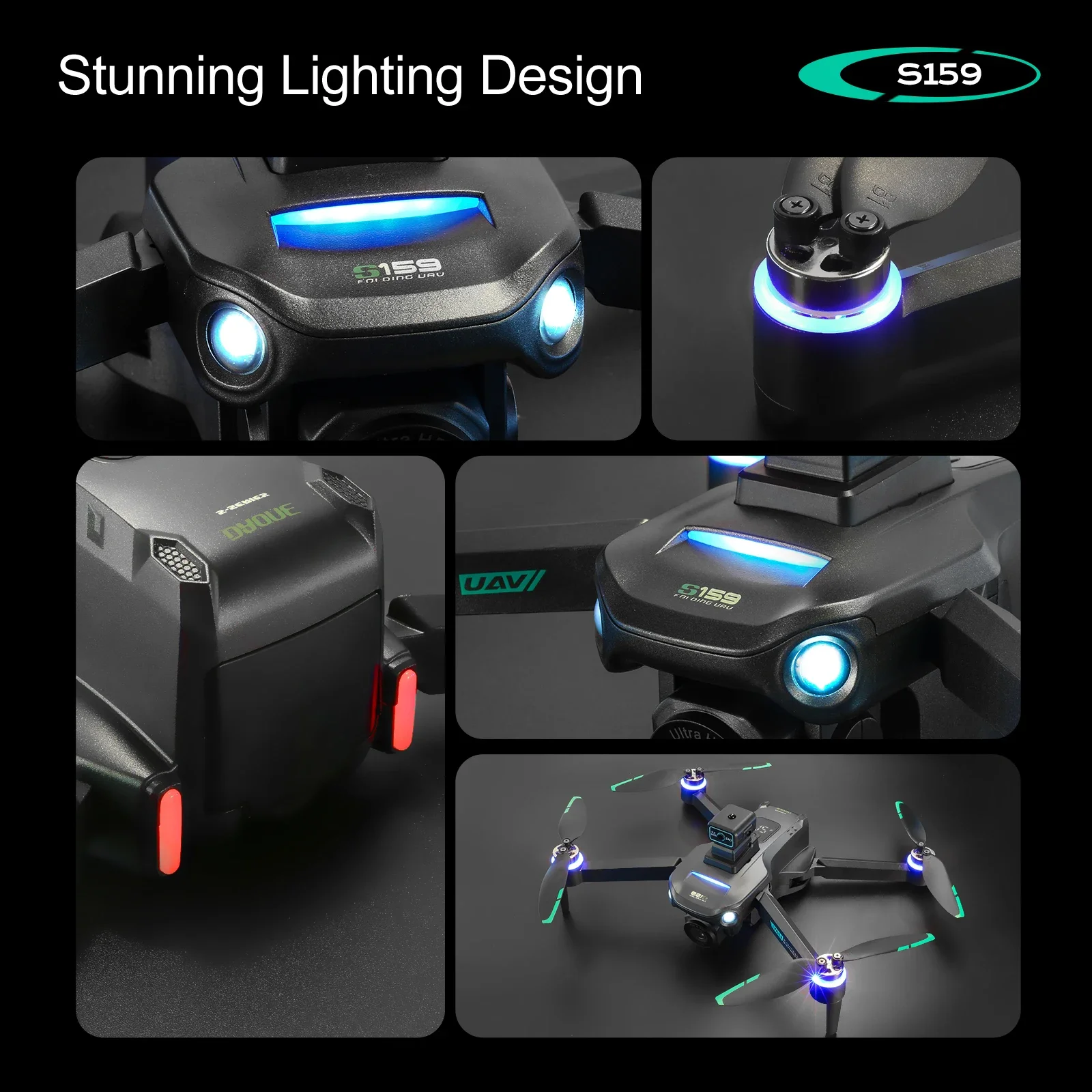 S159 GPS Drone Profesyonel 8K  - Drone Rc Gps S159 incelemesi ve fiyatı