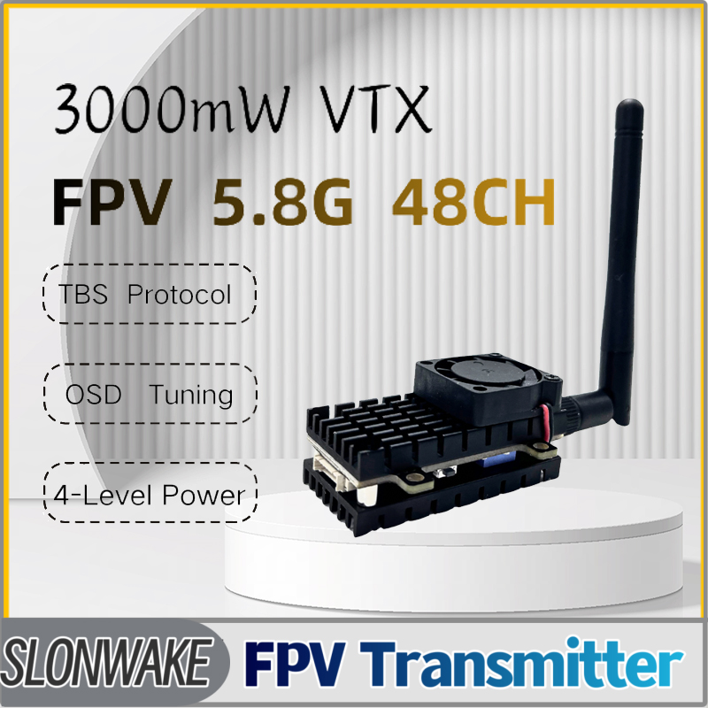 SLONWAKE 5.8G 3000mW Simülasyo - Drone Rc Transmitter And Receiver incelemesi ve fiyatı