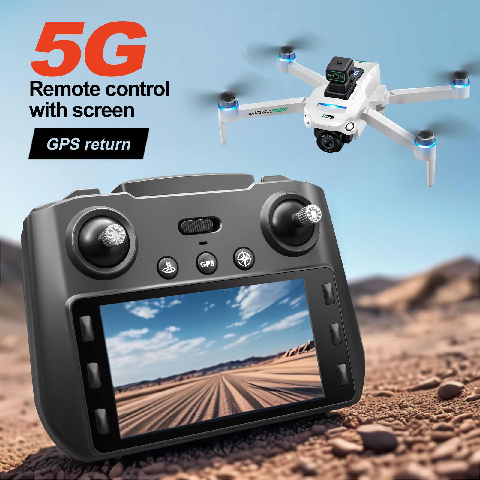 YLR/C S159 GPS 5G WiFi FPV ile - Drone Rc Gps S159 incelemesi ve fiyatı