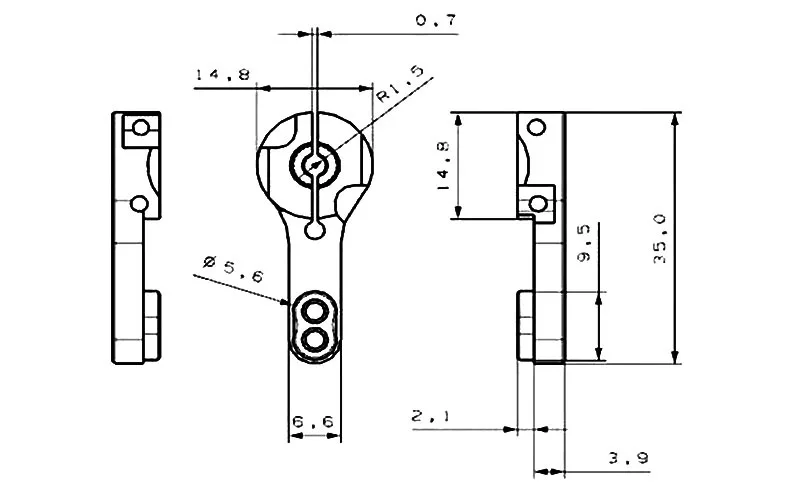 NEEBRC 25 T RC Servo Korna Alü - Drone Rc Parts incelemesi ve fiyatı